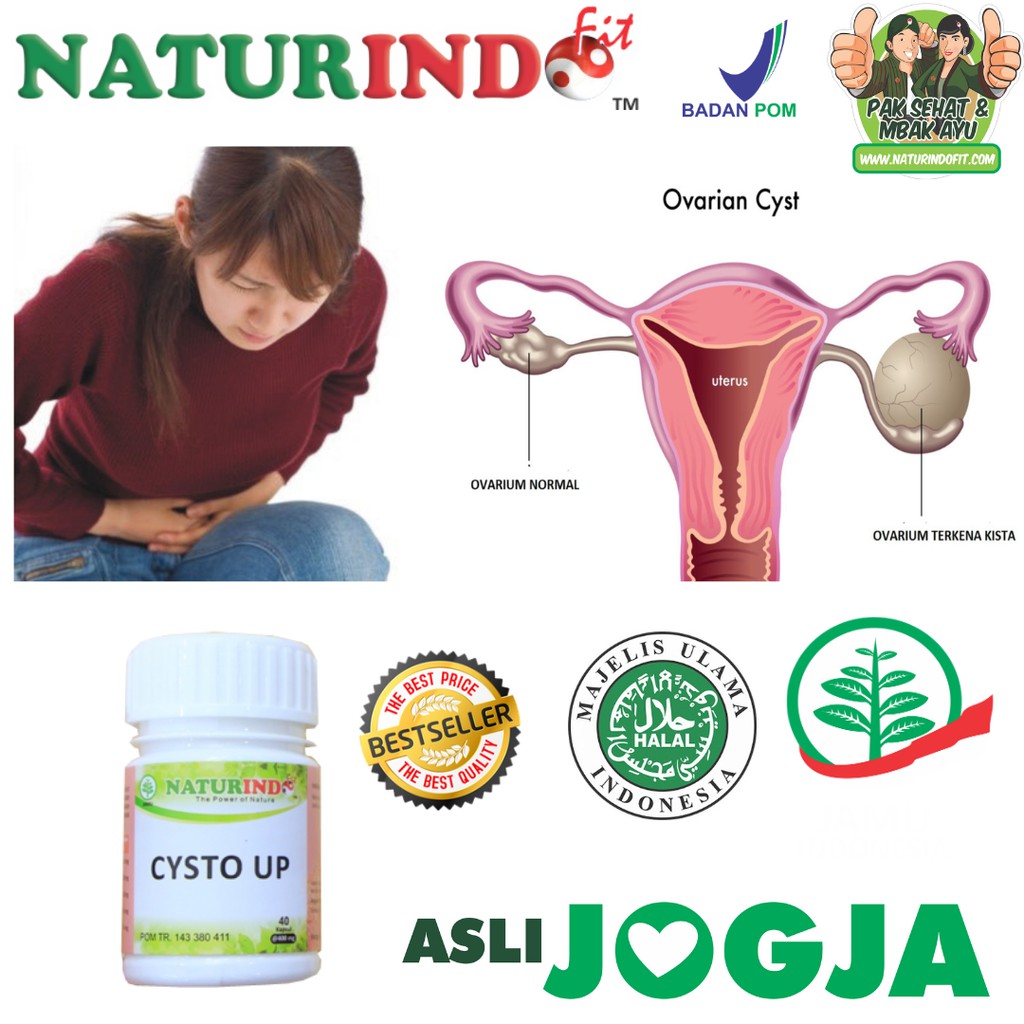 OBAT HERBAL KESEHATAN KISTA CYSTO UP NATURINDO