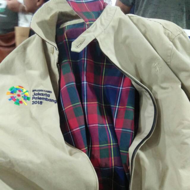 Merchandise Resmi Asian Games 2018 Polo Bomber Jaket Jacket Limited Edition Souvenir
