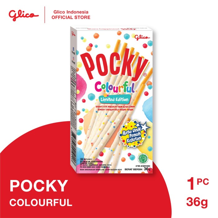 

Wafer-Biskuit- Glico Pocky Colorful -Biskuit-Wafer.