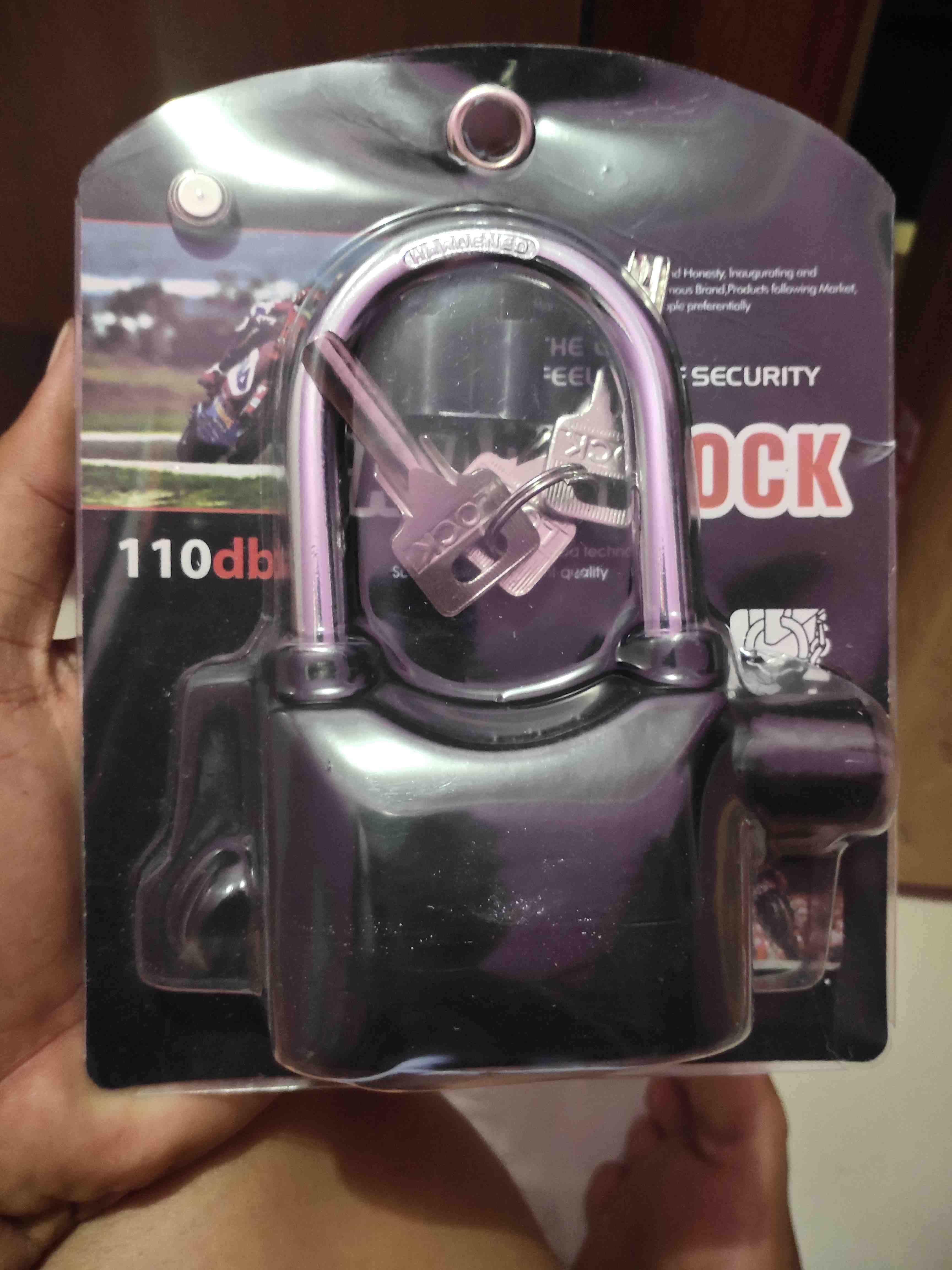 Gembok Alarm Ring Panjang Berkualitas Tinggi Dan