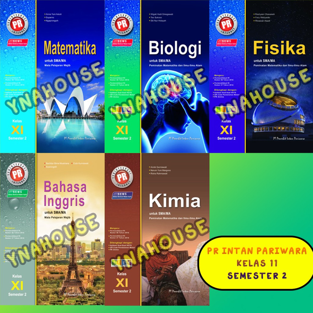 Buku Pr Intan Pariwara Sma Ma Kelas Xi 11 K 13 Semester 2 Biologi Kimia Matematika Shopee Indonesia