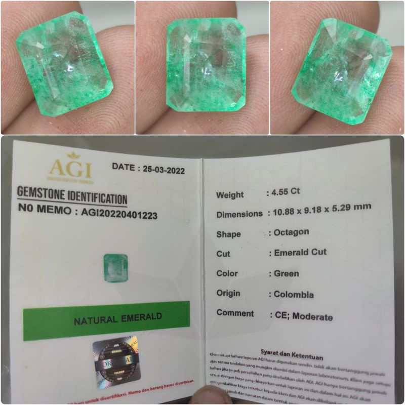 Natural Zamrud Colombia Plus Memo