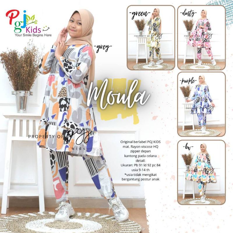 Set anak moula by PGJ kids