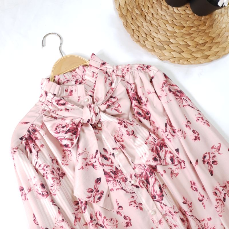 LA SENSA FLOWERY PINK BLOUSE