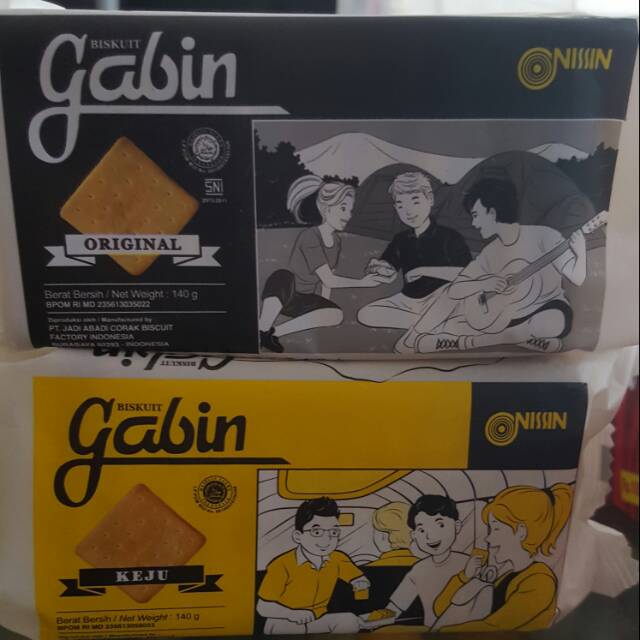 

NISSIN GABIN ORIGINAL, MILK, KEJU 140GR