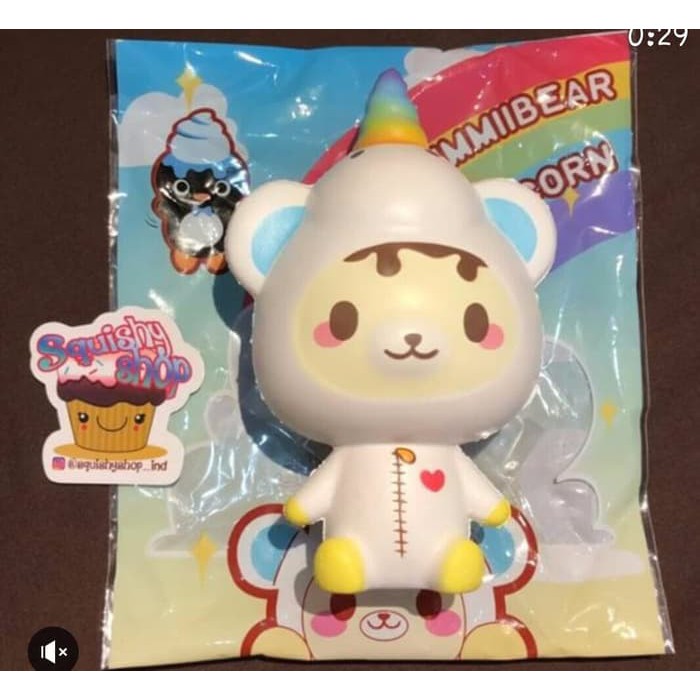 SQUISHY LICENSED CreamiiCandy YUMMIIBEAR UNICORN ORIGINAL