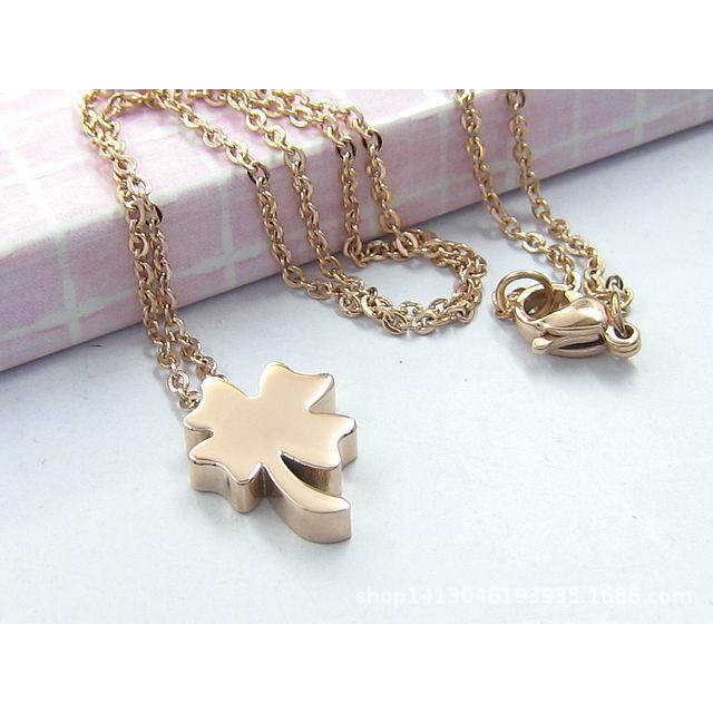 [New] Kalung fashion aksesoris titanium mini korea hadiah wanita cewek 316L anti karat KK001