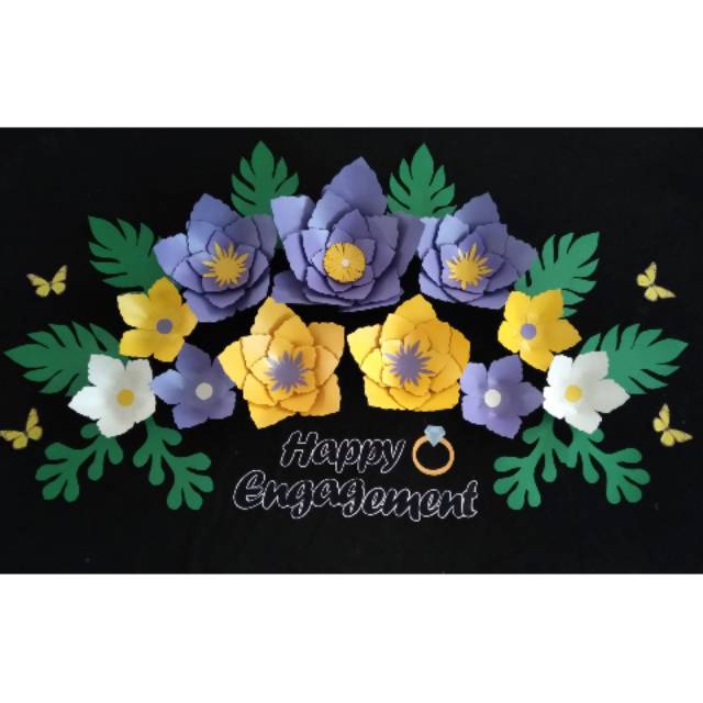 READY Paper Flower Engagement Glossy Jasmine