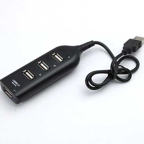 IDN TECH - Portable USB Hub 2.0 4 Port - HB300004
