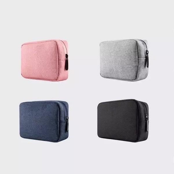 Tas Laptop Macbook Softcase Jinjing Pocket Nylon Waterproof Size 13 - 14 inch