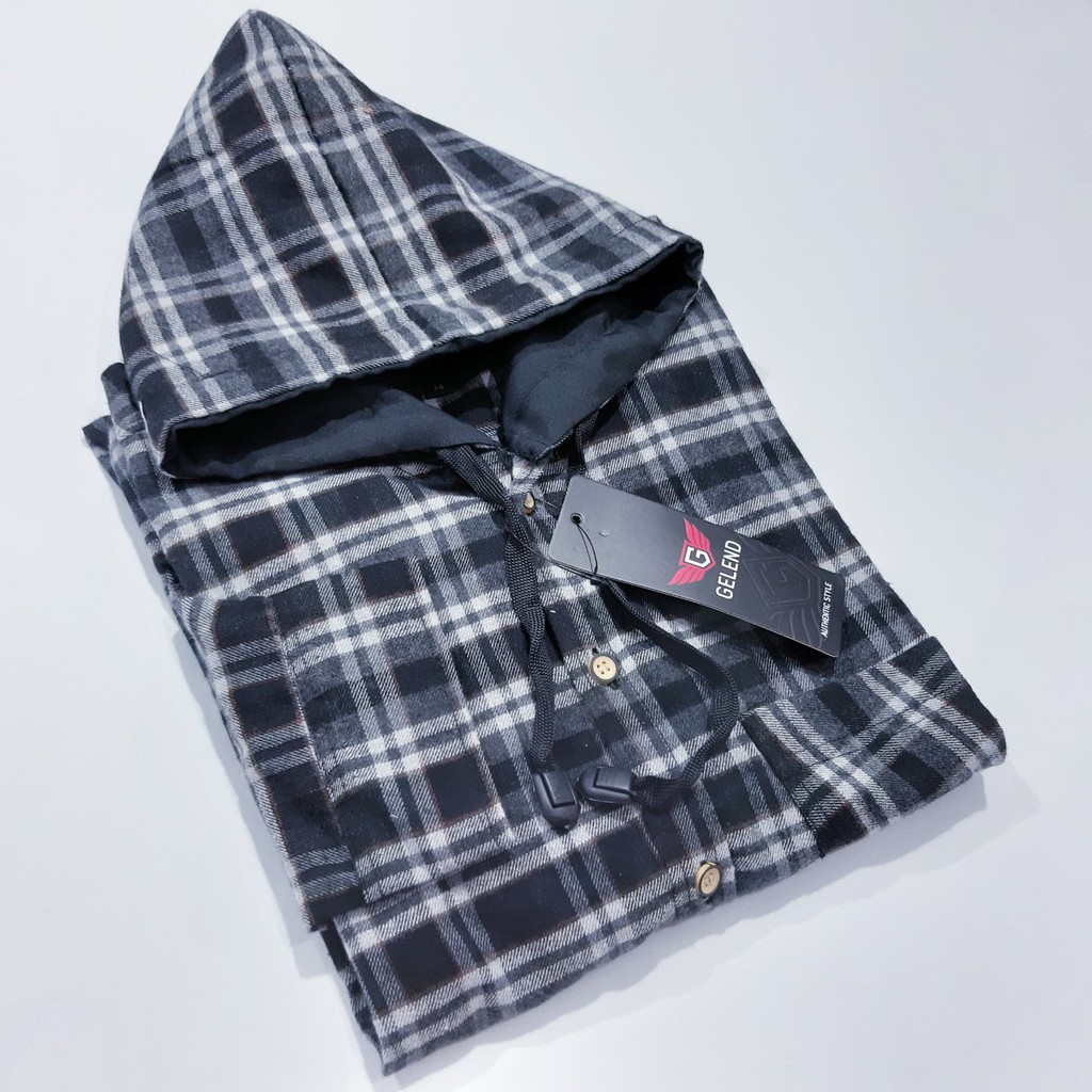 [ Bayar Di Tempat / COD ] Kemeja Flanel Surfing Hoodie Panjang Termurah