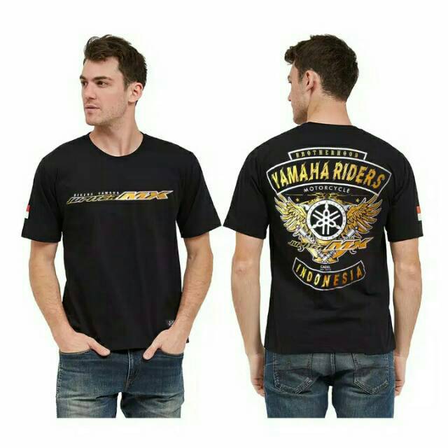 { COD } Kaos // Tshirt // Pakaian // Baju Bikers Yamaha Jupiter MX Original Bandung Gratis Stiker