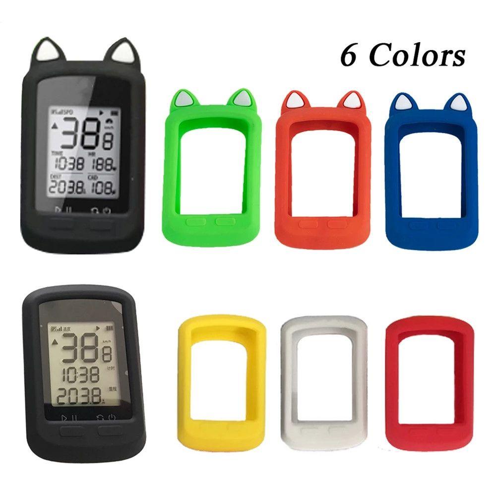 Rebuy Komputer G+Cover Bersepeda Bagian Tahan Air MTB Sepeda Jalan Lembut Pelindung GPS Kulit Shell Silikon Pelindung Case