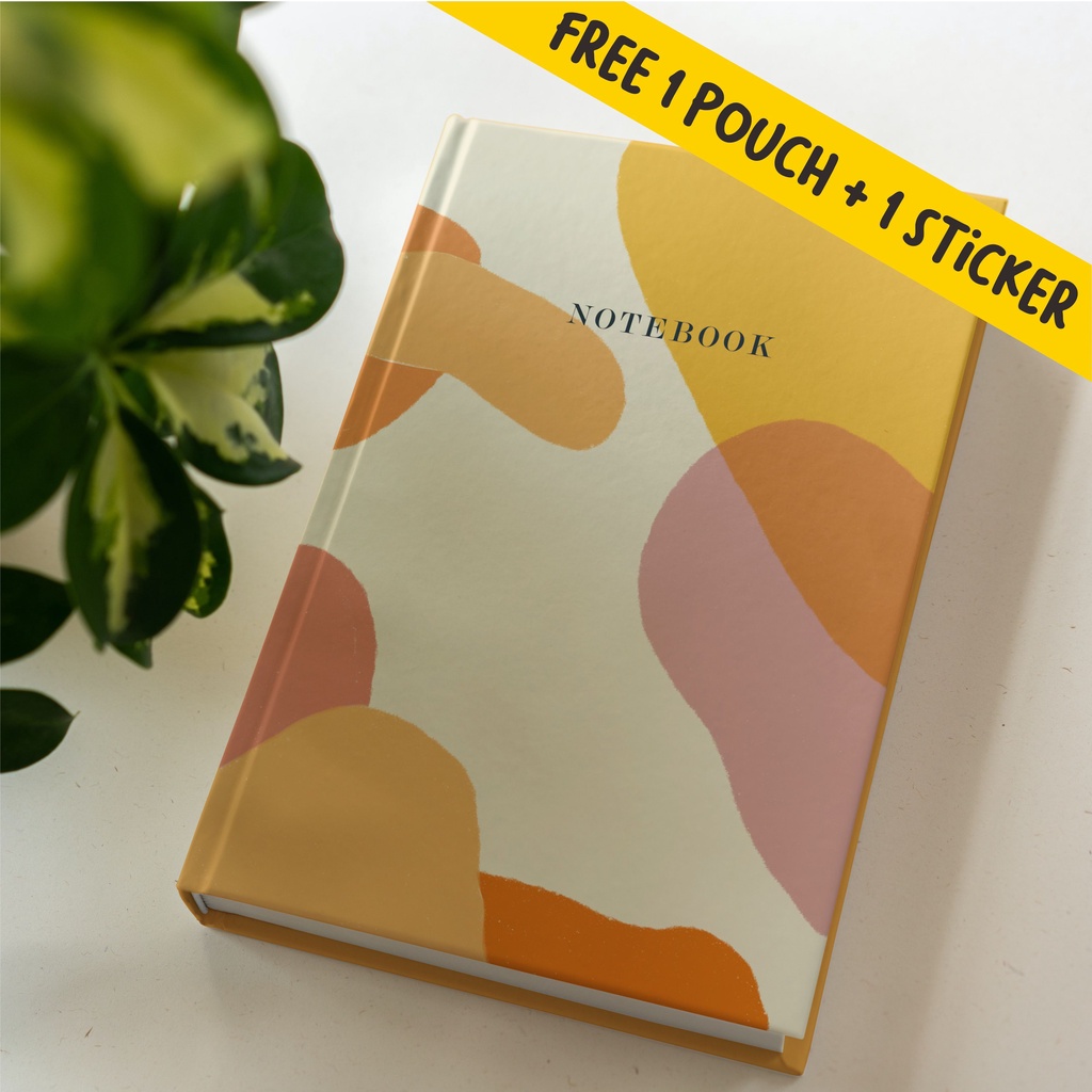 

Buku Catatan Notebook Diary Planner Journal Agenda, Polos dan Dotted Teracota