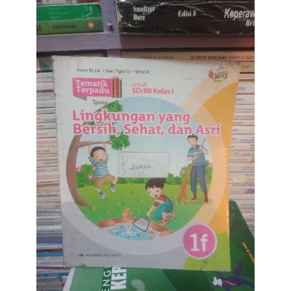 buku tematik terpadu 1F untuk SD kelas 1