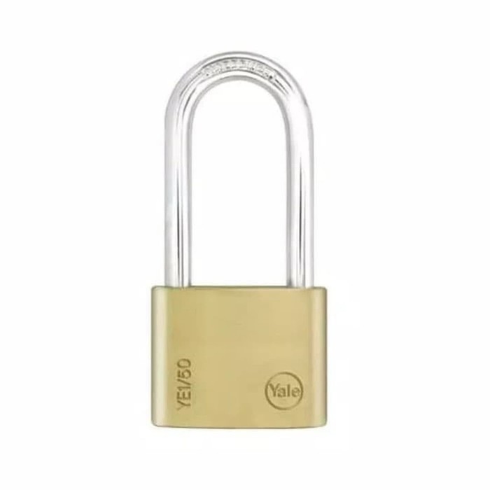 Yale YE1-50-166-1 Gembok Panjang 50mm Indoor Brass Long Padlock