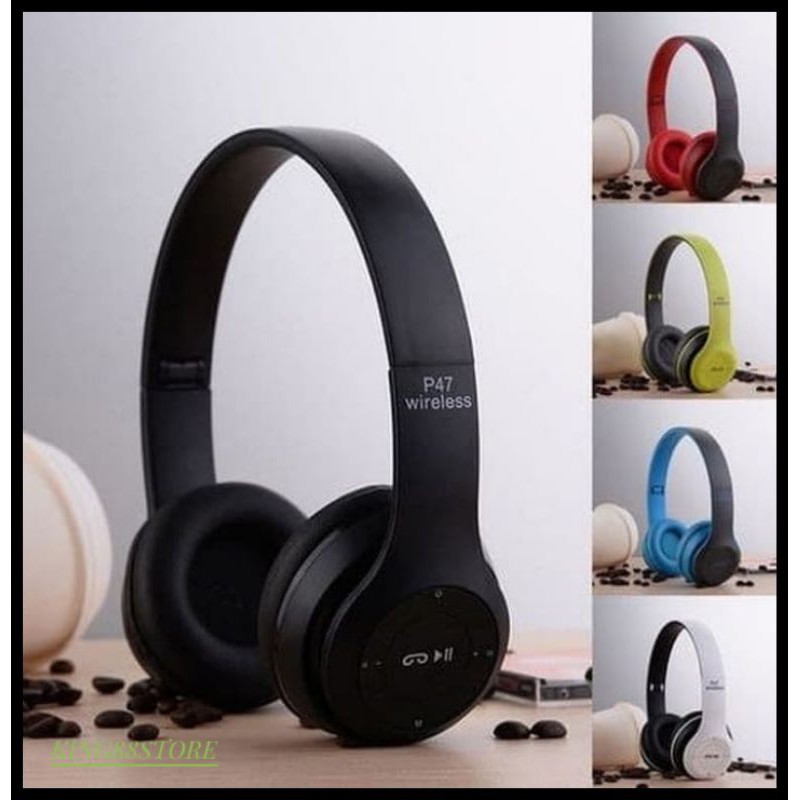 P47 HEADPHONE WIRELESS BLUETOOTH STEREO 5.0+EDR