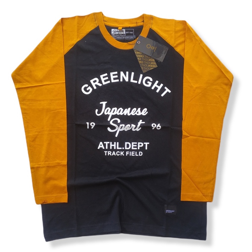 Kaos Wanita Greenlight Grenlight Green Light Greenliht Grlt Lengan Panjang Distro Cewek Original Mur