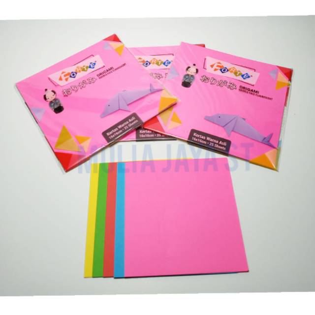 

Kertas Origami Forte 16x16 Double Side