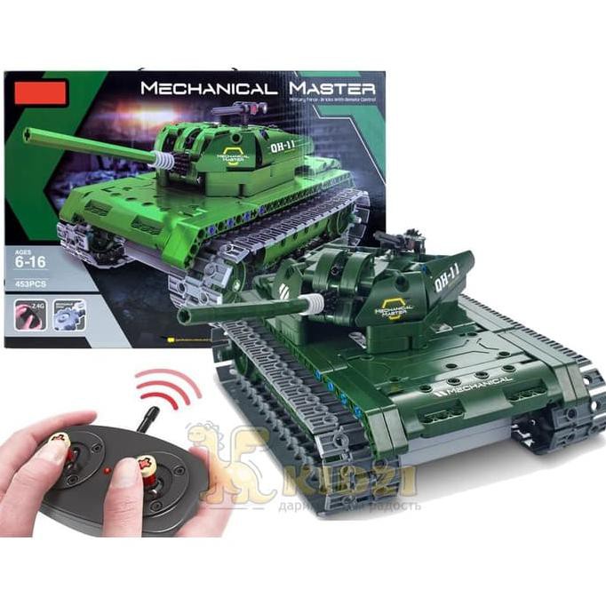 BRICKS 2IN1 QIHUI MECHANICAL 8011 PANZER TANK REMOTE CONTROL LEGO WWII