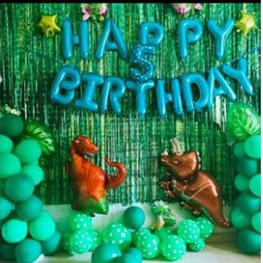 Balon Dekorasi Set Dinosaurus / Dekorasi Ulang Tahun