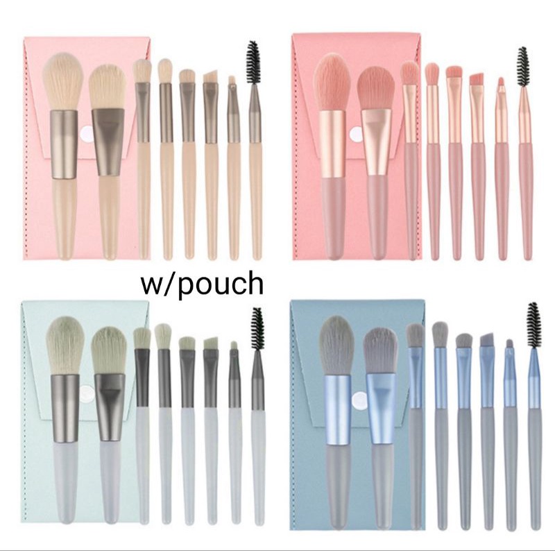 Kuas Set Make Up 8pcs|Kuas Blush On|Kuas Shading|Kuas Lipstick