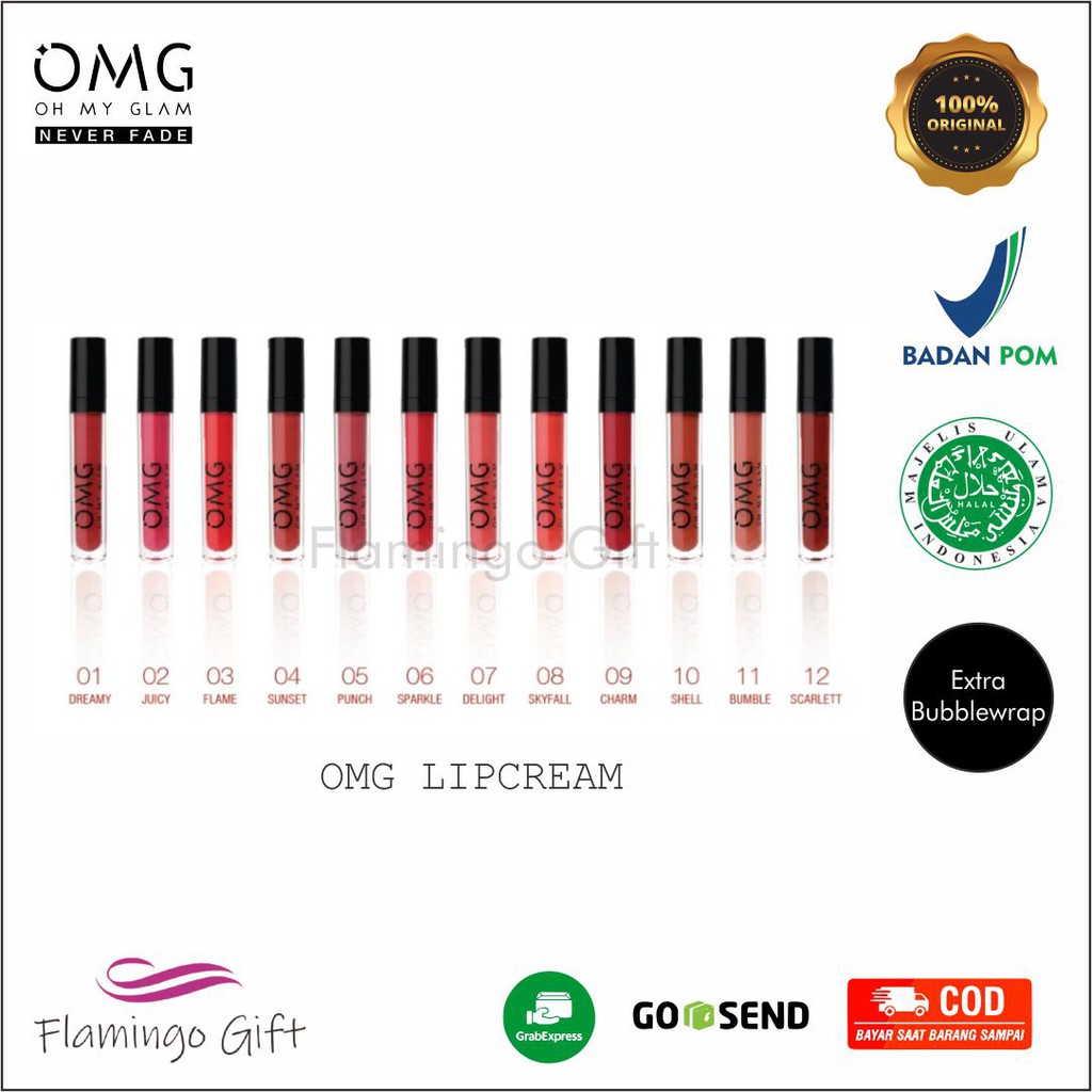 OMG OH MY GLAM Matte Kiss Lip Cream 3.5 gr