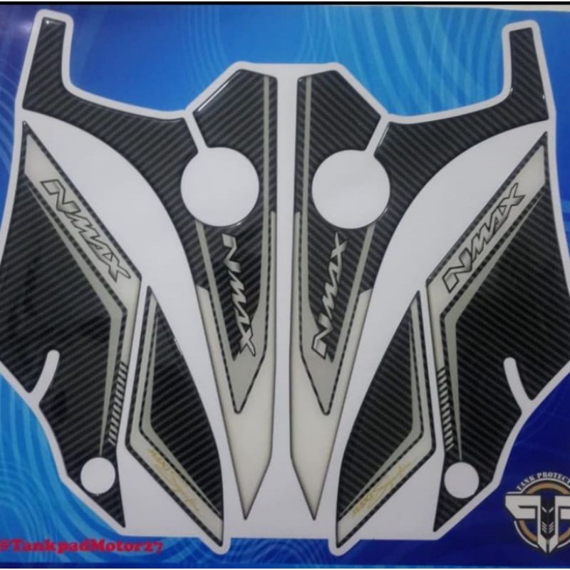 Sticker Stiker Timbul Resin Body Samping Yamaha Nmax 155 2020