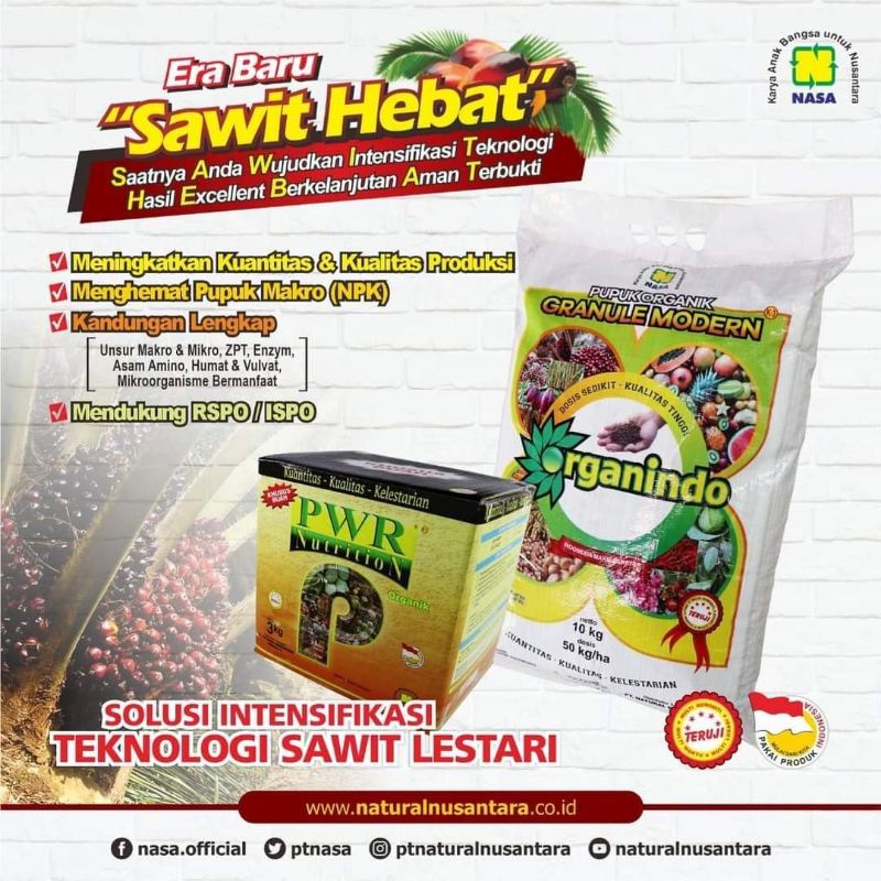 PUPUK KELAPA SAWIT ORGANIJ NASA
