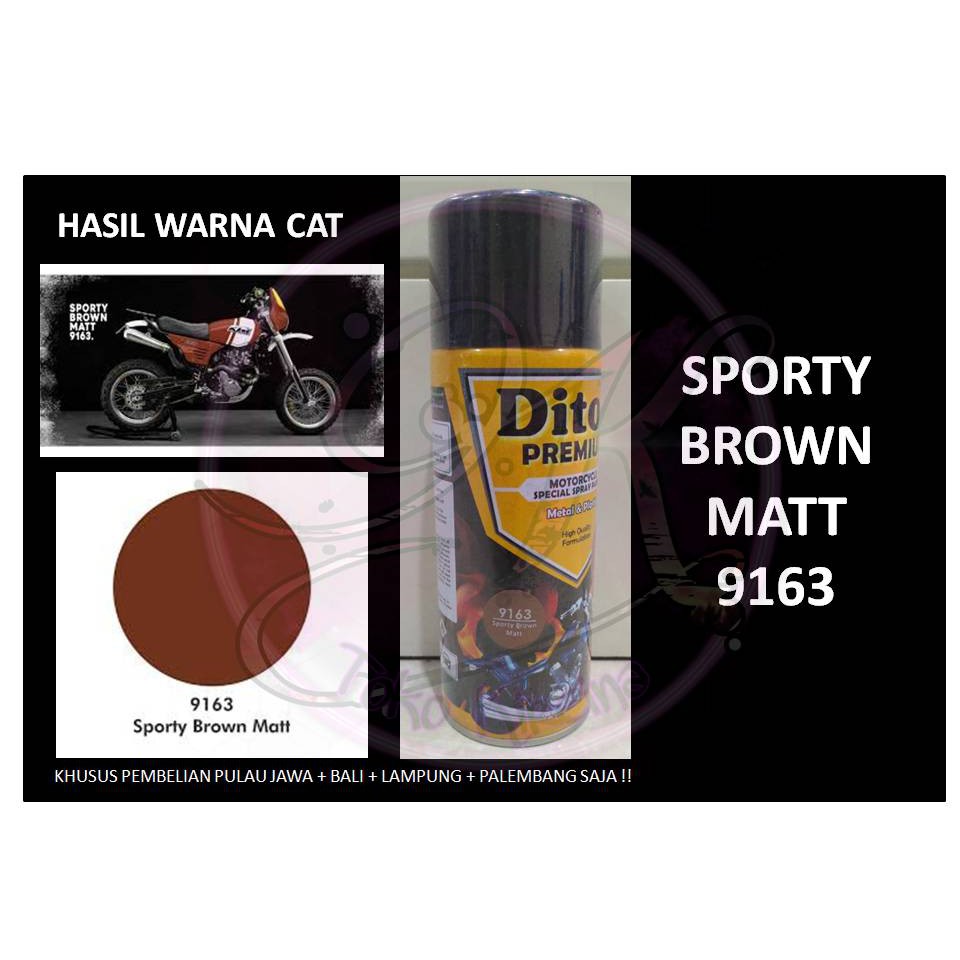 Cat Pilox Diton Premium Sporty Brown Matt 9163 400cc Coklat Doff Matte sepeda motor mobil helm pylox