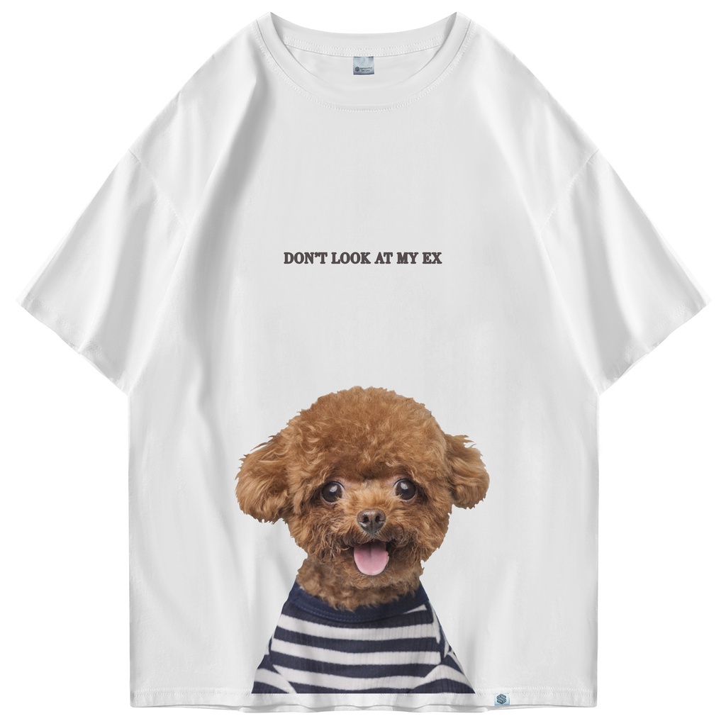 Oversized Tshirt Little Puppy I Barong l Kaos Oversized Pria dan Wanita catton combed Tebal 24s