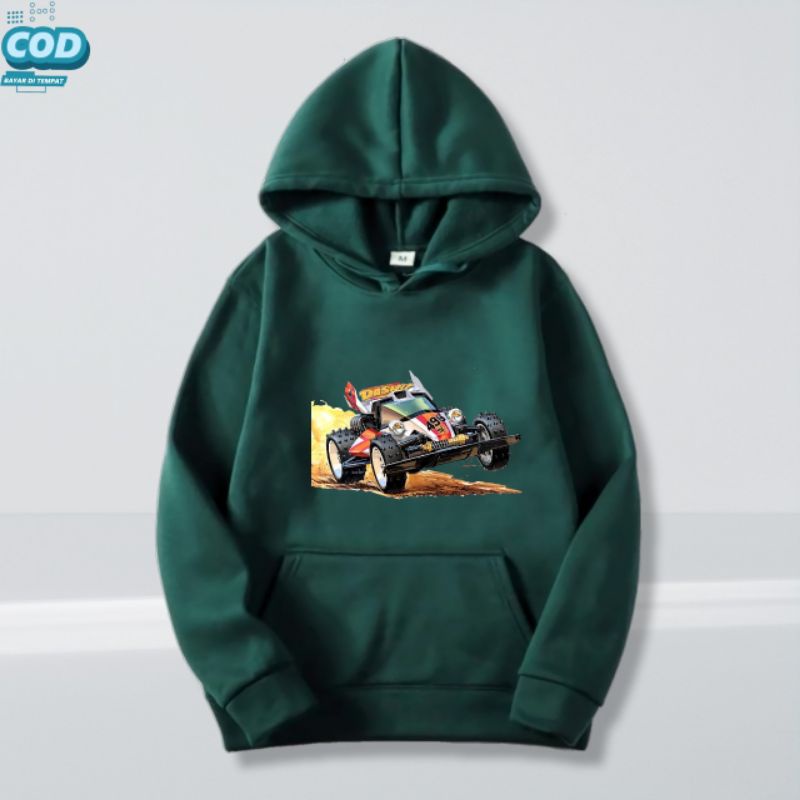 HOODIE SWEATER ANAK COWOK CEWEK LAKI LAKI PEREMPUAN EMPEROR DASH 1 MINI 4WD YONKURO TAMIYA ANIME LEG
