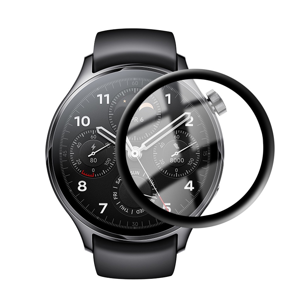 Pelindung Layar Smartwatch 3D HD Anti Gores / Ledakan Untuk Xiaomi Watch S1 Pro