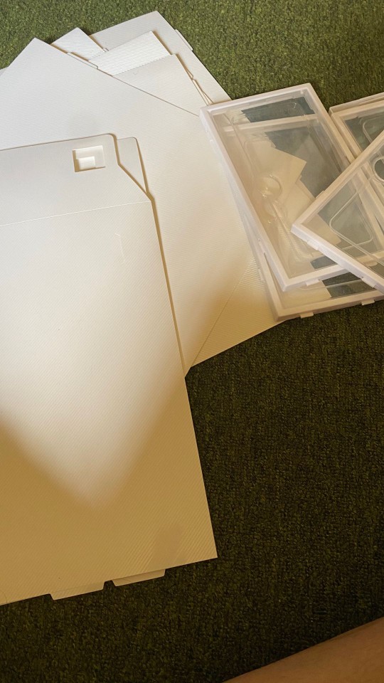 Kotak Sepatu Lipat - Box Sepatu Lipat - Kotak Sepatu Transparan Murah - Kotak Sepatu Pria Wanita