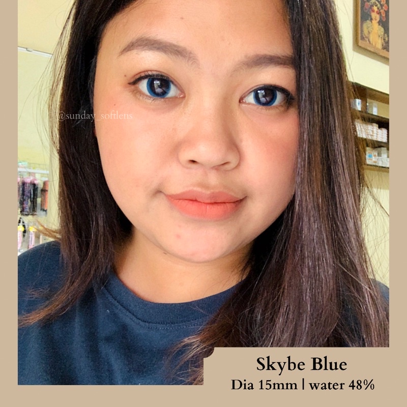 SOFTLENS SKY SOUL BABY EYES / Sweety blue 15mm