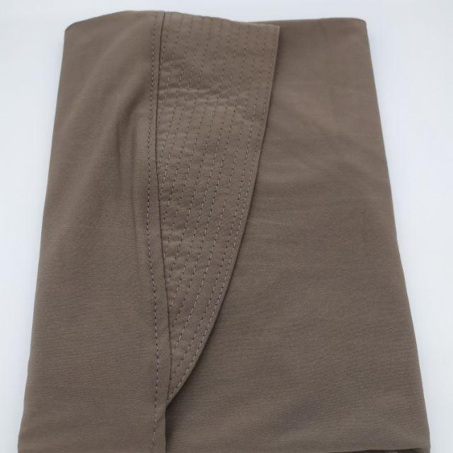 size M ZAHRA ANTEM WILLDA COLLECTION JILBAB KHIMAR KERUDUNG BERGO willda-COKLAT TANAH