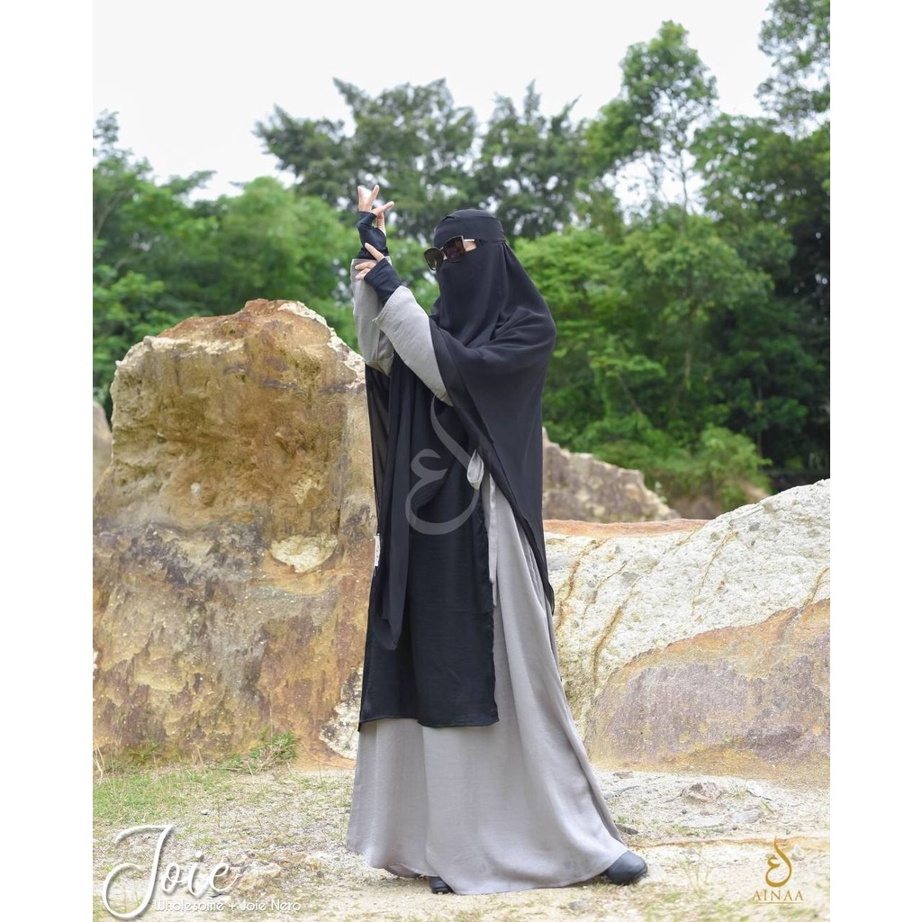 JOIE GAMIS BY AINAA - ABAYA HIJAB SYARI POLOS