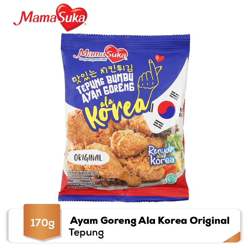 

MamaSuka Tepung Ayam Goreng ala Korea 120 gr