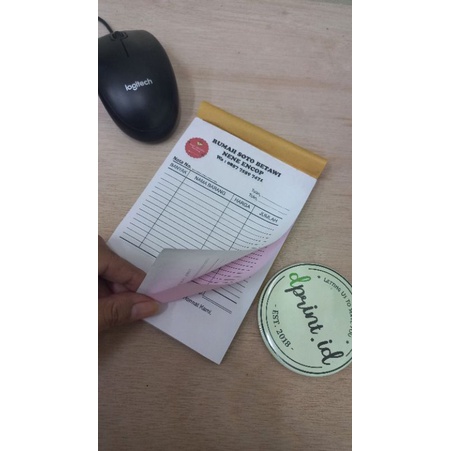 

Desain Edit bon nota kwitansi