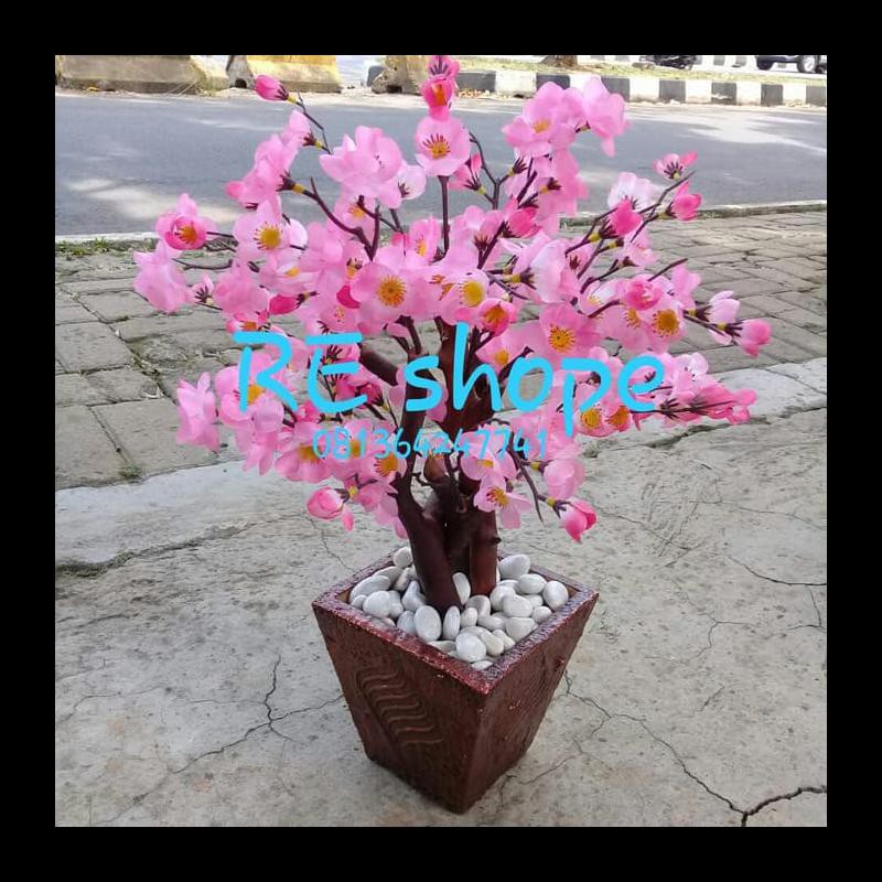 UPDATE BUNGA HIAS PLASTIK POHON SAKURA MINI MEJA DEKORASI UPDATE BUNGA HIAS PLASTIK POHON SAKURA MINI MEJA DEKORASI
