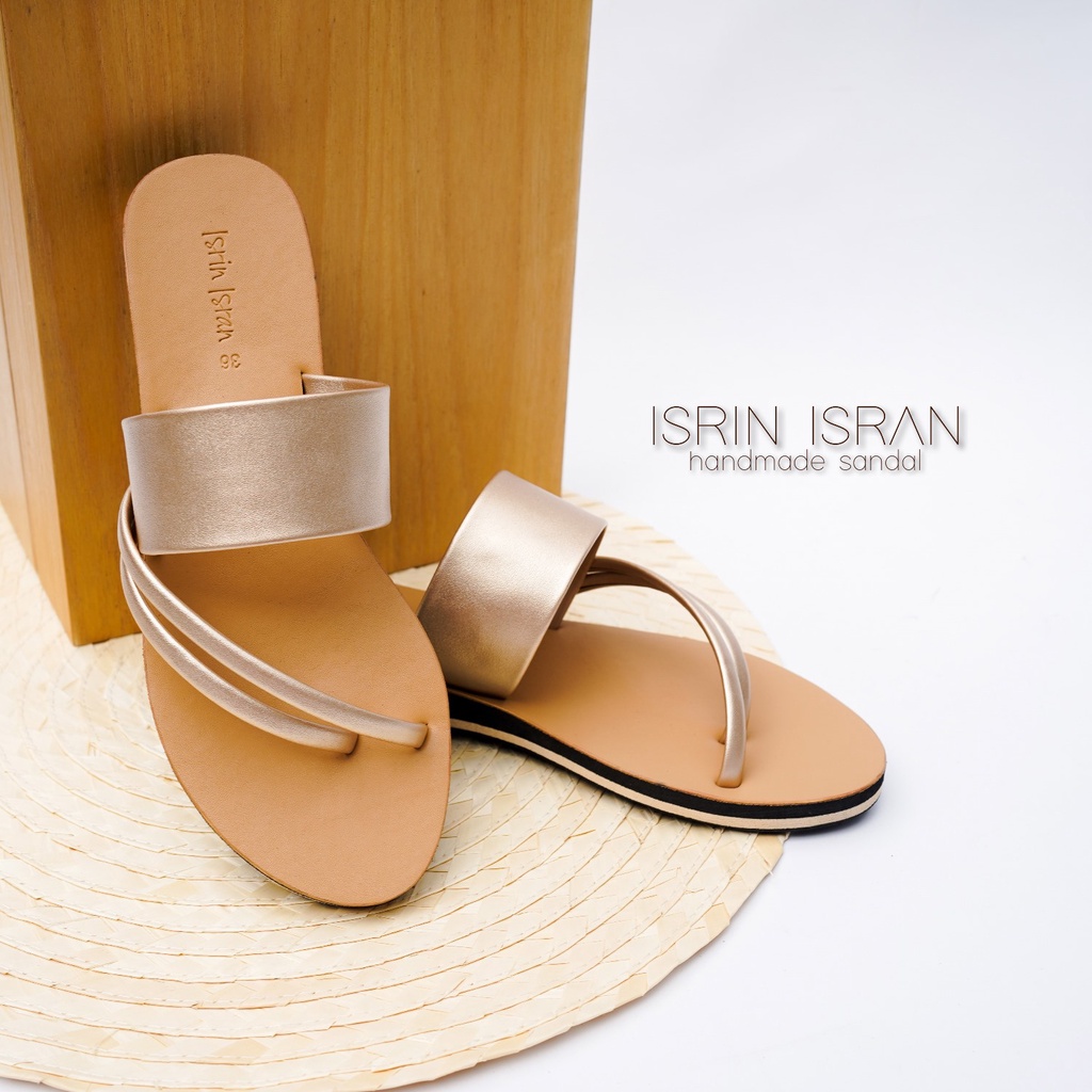 ISRIN ISRAN ORIGINAL AMAI Sendal Slip On Wanita Teplek