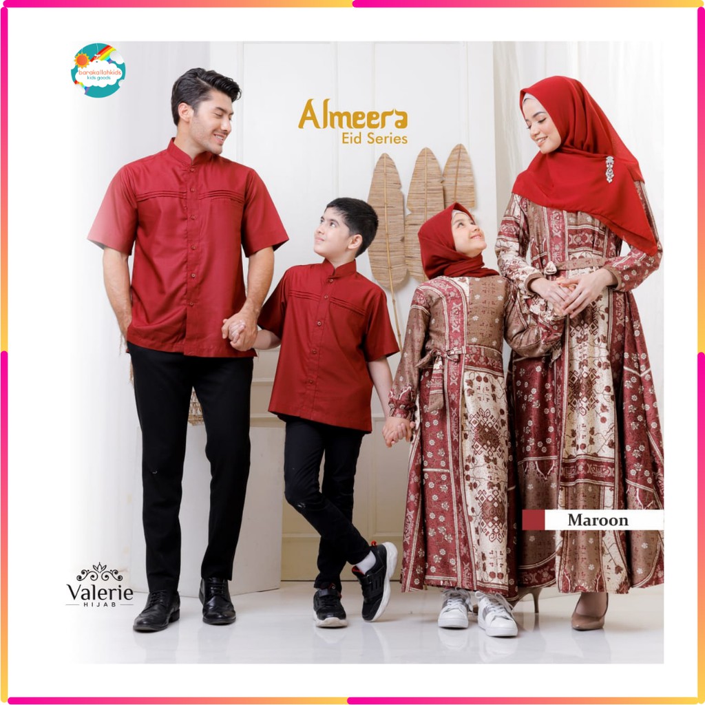 [PO] Sarimbit VALERIE HIJAB "Almeera" Maroon