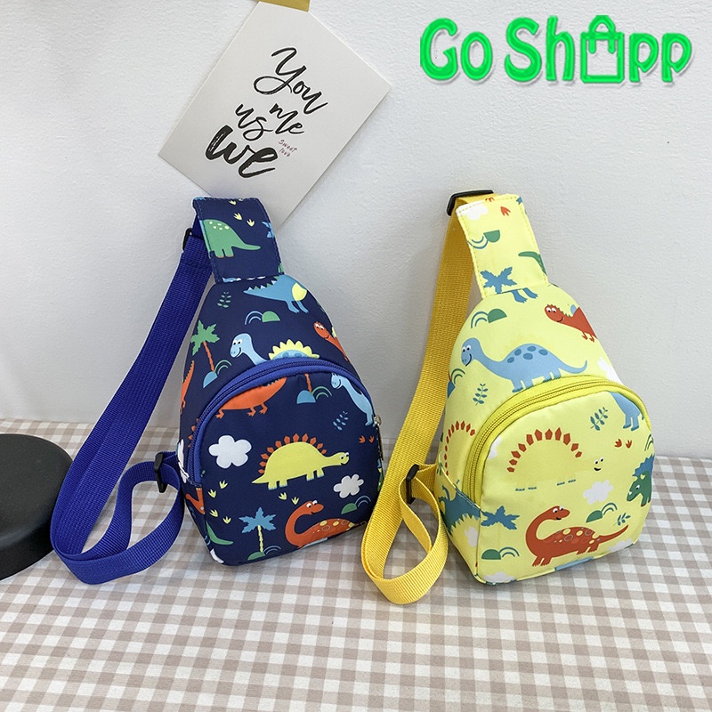 Sling Bag Anak Import - Tas Anak Lucu Motif Unicorn Dino - Tas Sling Bag Mini Lucu Import Terbaru Unisex - Tas Anak Perempuan Import - Tas Anak Laki Laki Import [WB13]