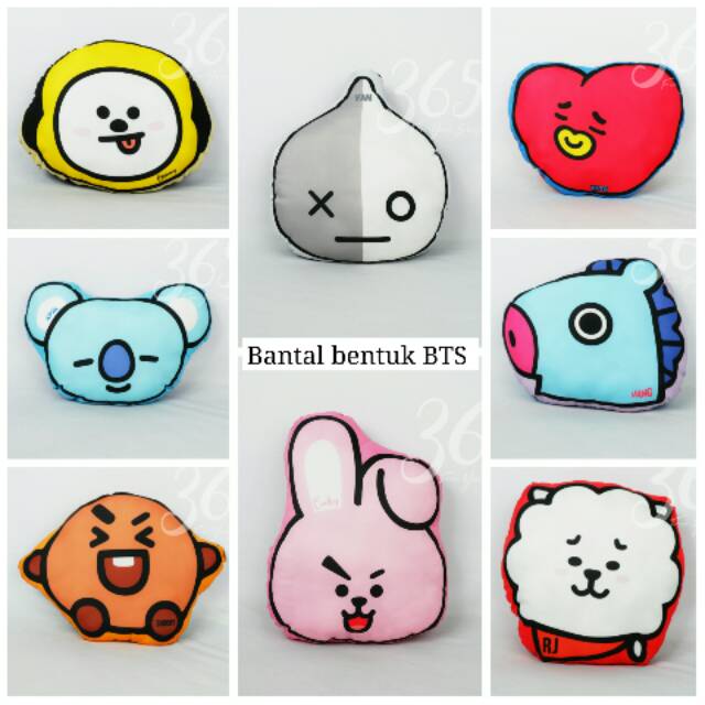 Bantal bentuk BT21