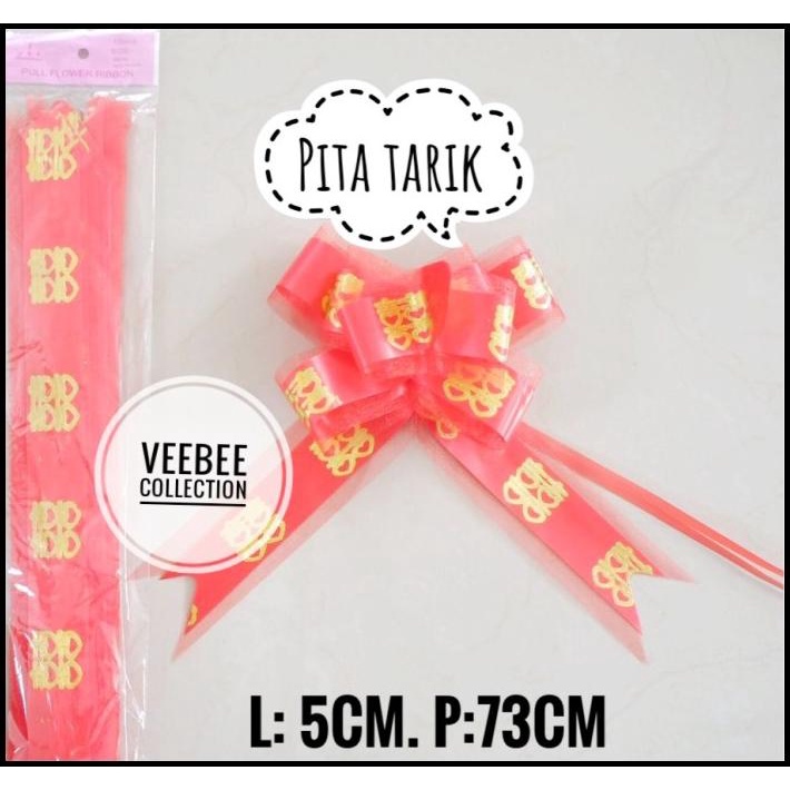 

Pita Hias Kado Pernikahan/ Pita Hias Hampers Tunangan/ Pita Tarik
