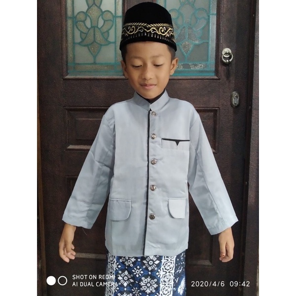 Jas koko pria anak anak bahan hihg twist