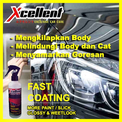 COD! Pengkilap body mobil nano coating fast coating  Xcellent original