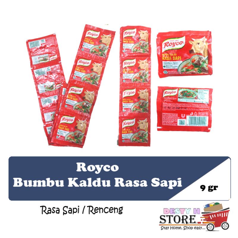 Jual Royco Rasa Sapi 9gr / Renceng | Shopee Indonesia