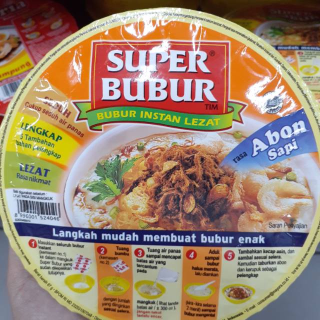 

SUPER BUBUR instan abon sapi