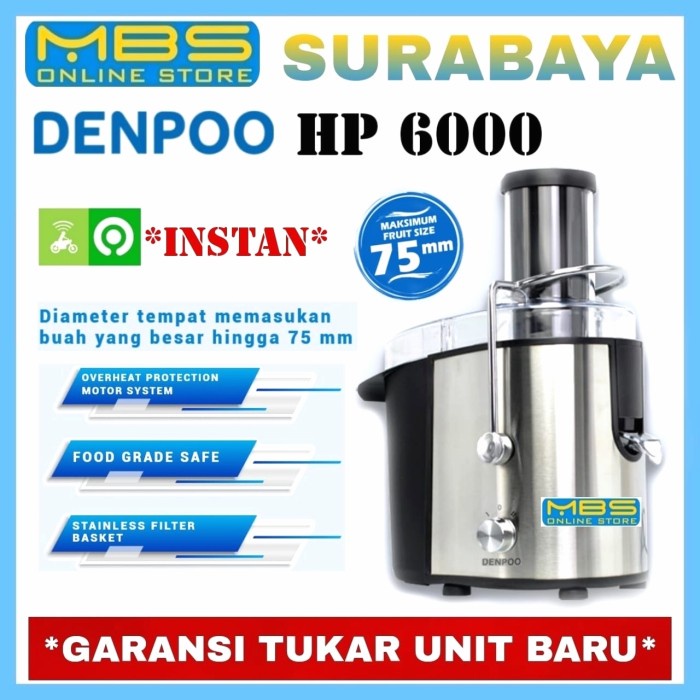 Slow Juicer Denpoo HP 6000